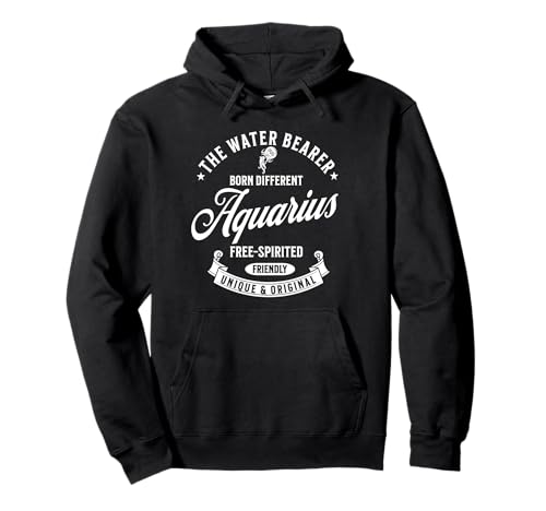 Aquarius Water Bearer Vibes The Free Spirited Sign für Herren und Damen Pullover Hoodie Aquarius Water Bearer Vibes The Free Spirited Sign für Herren und Damen Pullover Hoodie von Aquarius Born Different Made to Stand Out Tees
