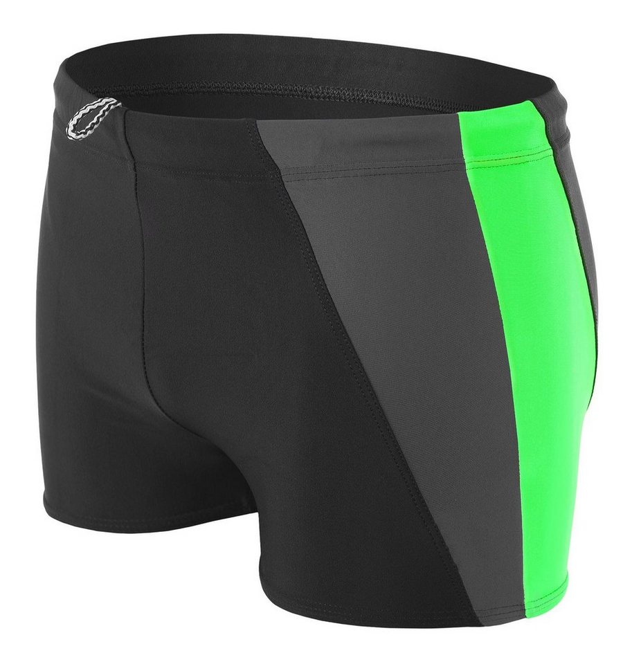 Aquarti Badehose Aquarti Herren Badehose Kurz mit Seitlichem Streifen von Aquarti