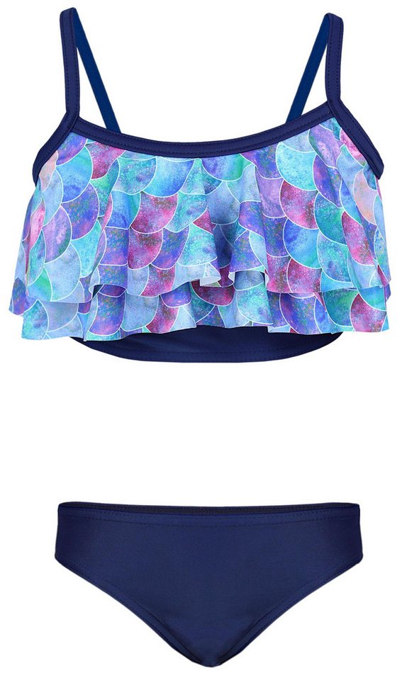 Aquarti Bustier-Bikini Aquarti Mädchen Bikini Set Bustier Bikinislip Zweiteiliger Badeanzug von Aquarti