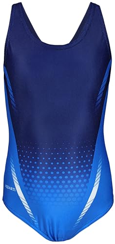 Aquarti Mädchen Badeanzug – Chlorresistenter Sport Badeanzug Mädchen mit Muscleback, Farbe: EP2274c4 Blau, Größe: 164 Aquarti Mädchen Badeanzug – Chlorresistenter Sport Badeanzug Mädchen mit Muscleback, Farbe: EP2274c4 Blau, Größe: 164 von Aquarti