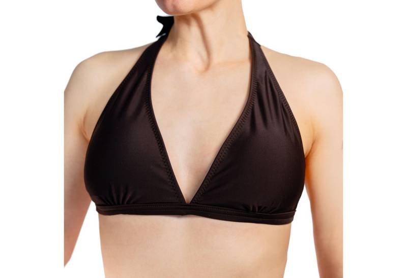 Aquarti Triangel-Bikini Bikini Oberteil Neckholder Push Up Padded Zum Binden von Aquarti