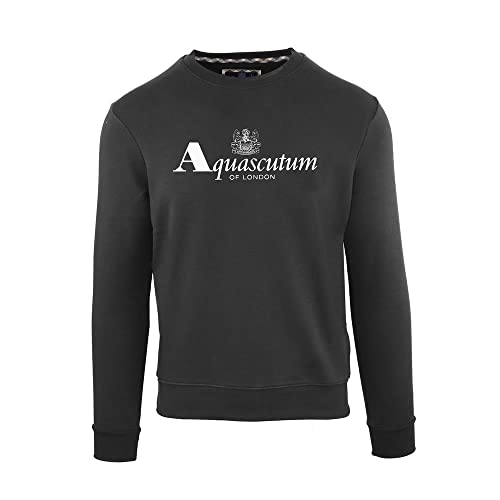 Aquascutum FAI008 99 99 Herren Crew Neck Jumper schwarz von Aquascutum