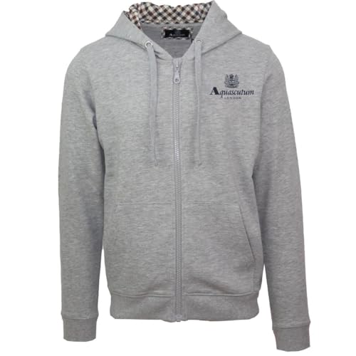 Aquascutum FCZ823 94 Herren Hoodie Grau von Aquascutum