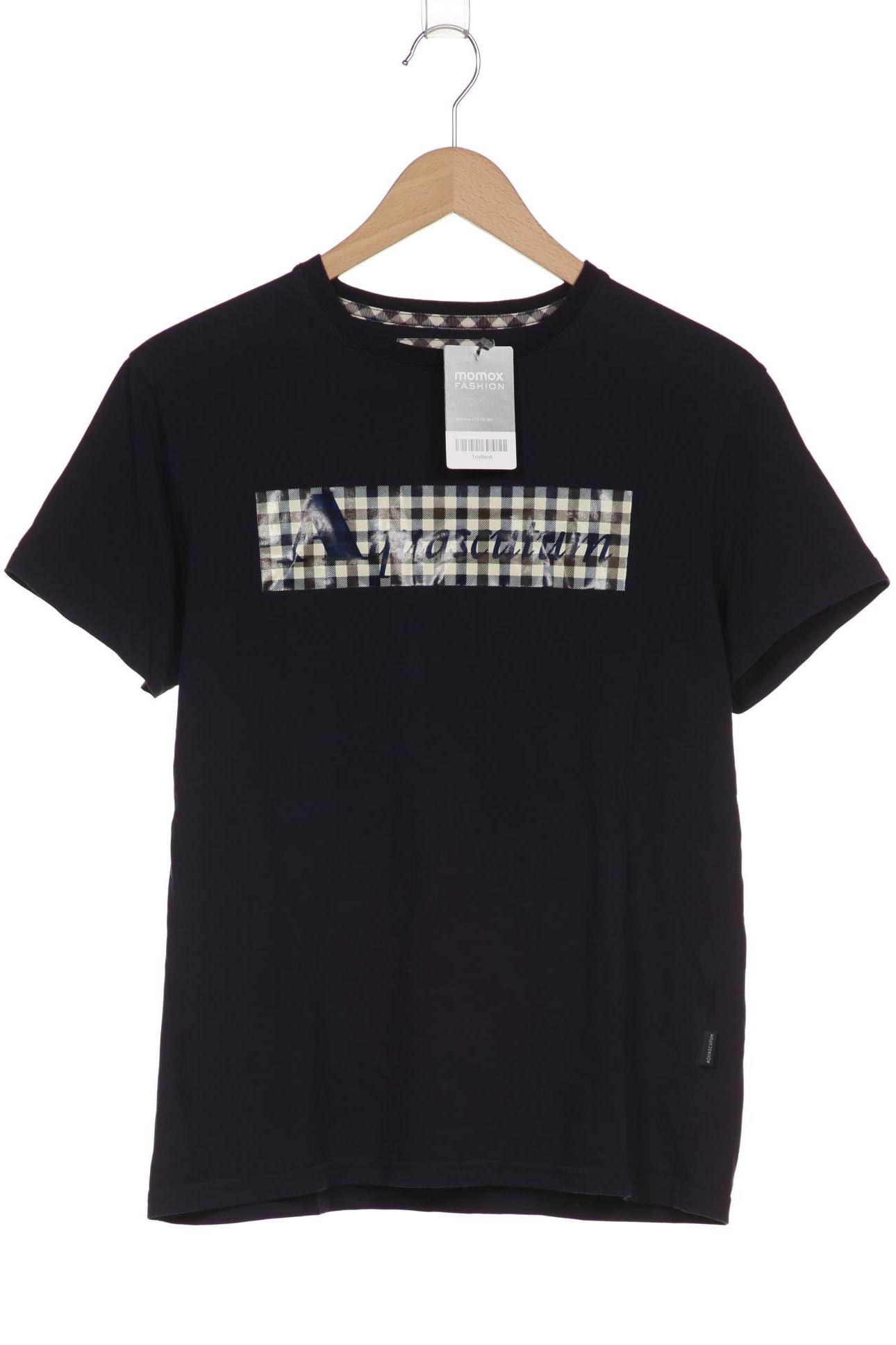 Aquascutum Herren T-Shirt, marineblau von Aquascutum