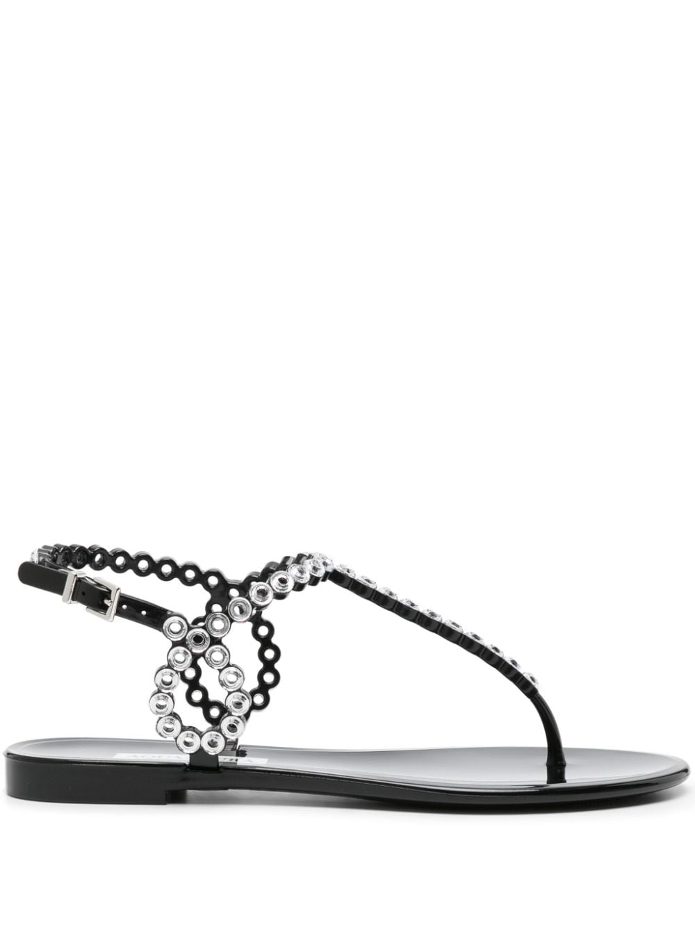 Aquazzura Almost Bare Sandalen mit Ösenverzierung - Schwarz von Aquazzura