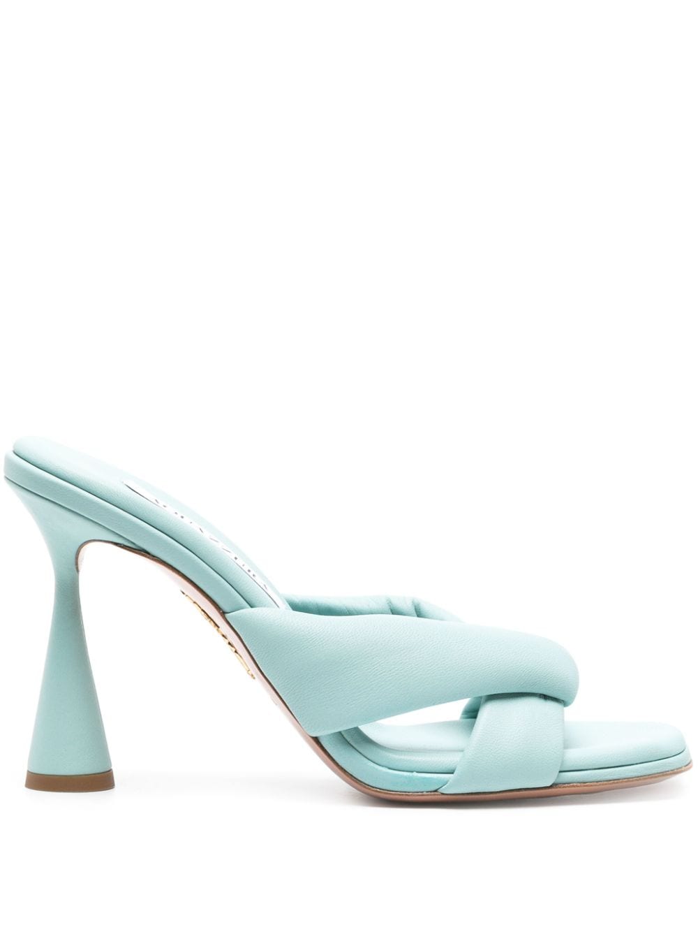 Aquazzura Amore Mules 95mm - Blau von Aquazzura