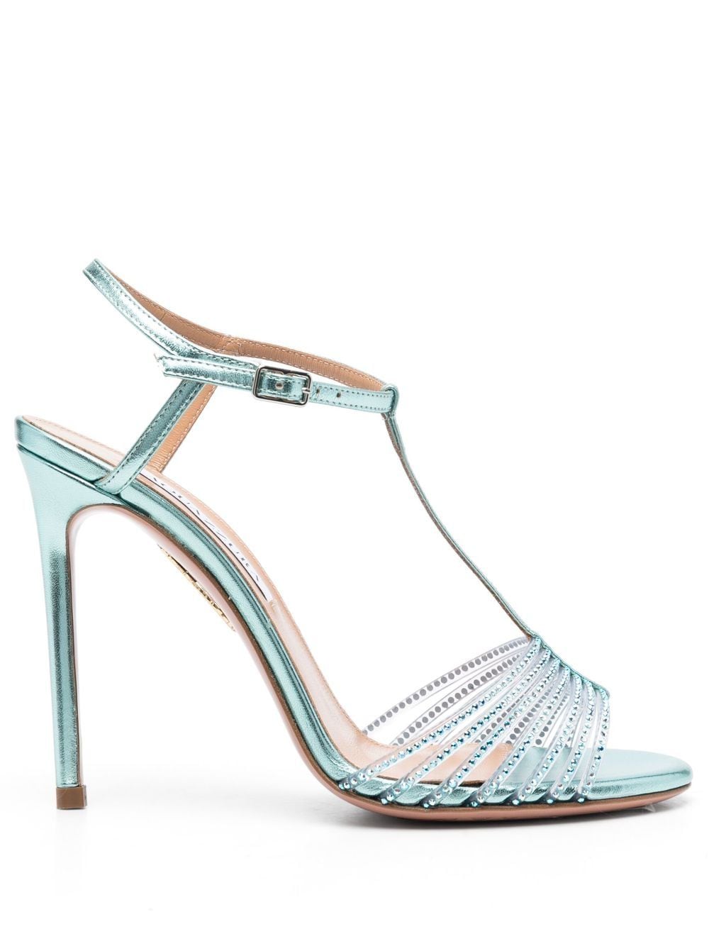 Aquazzura Amore Mio Sandalen 115mm - Blau von Aquazzura