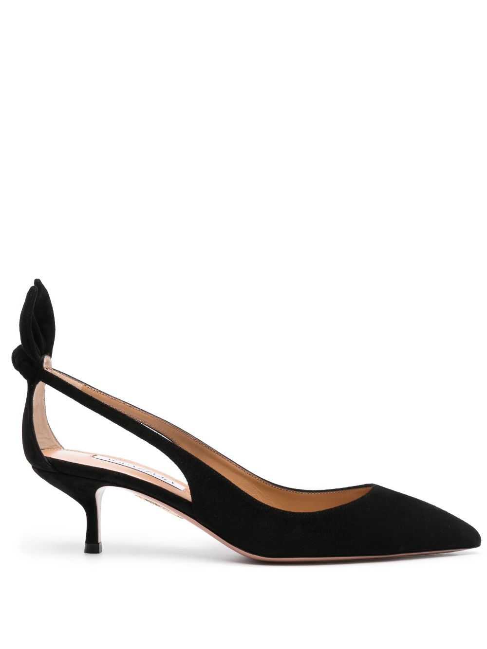 Aquazzura Pumps mit Schleife 50mm - Schwarz von Aquazzura