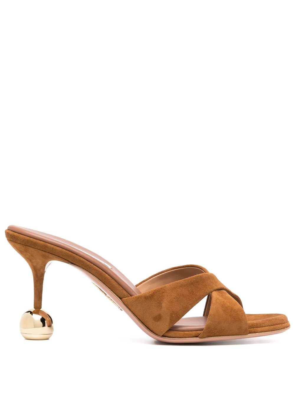 Aquazzura Darling Mules 75mm - Braun von Aquazzura