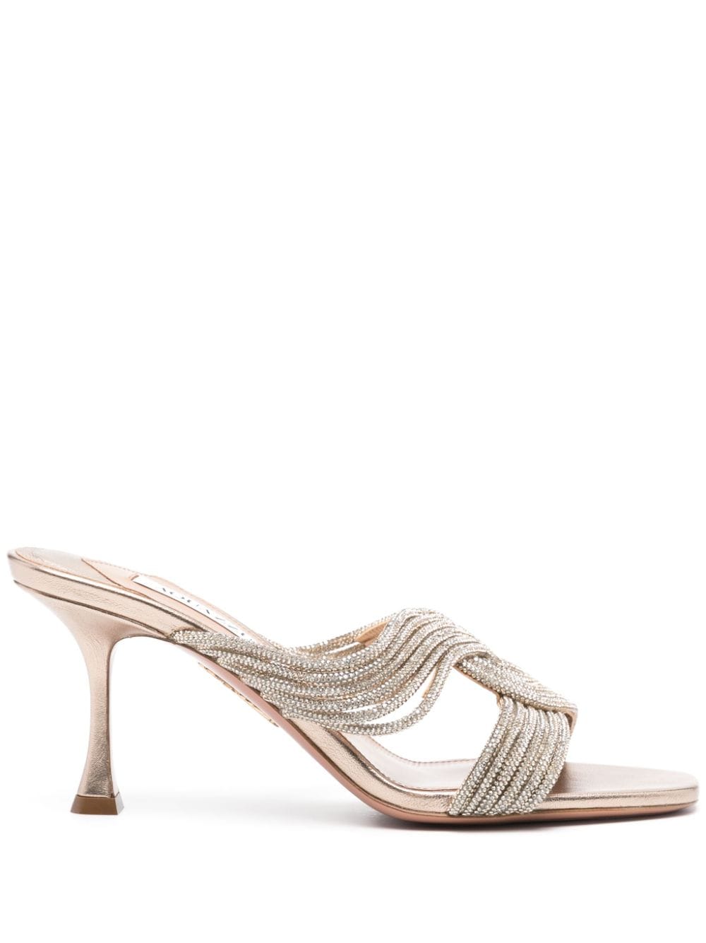 Aquazzura Gatsby Mules 75mm - Gold von Aquazzura