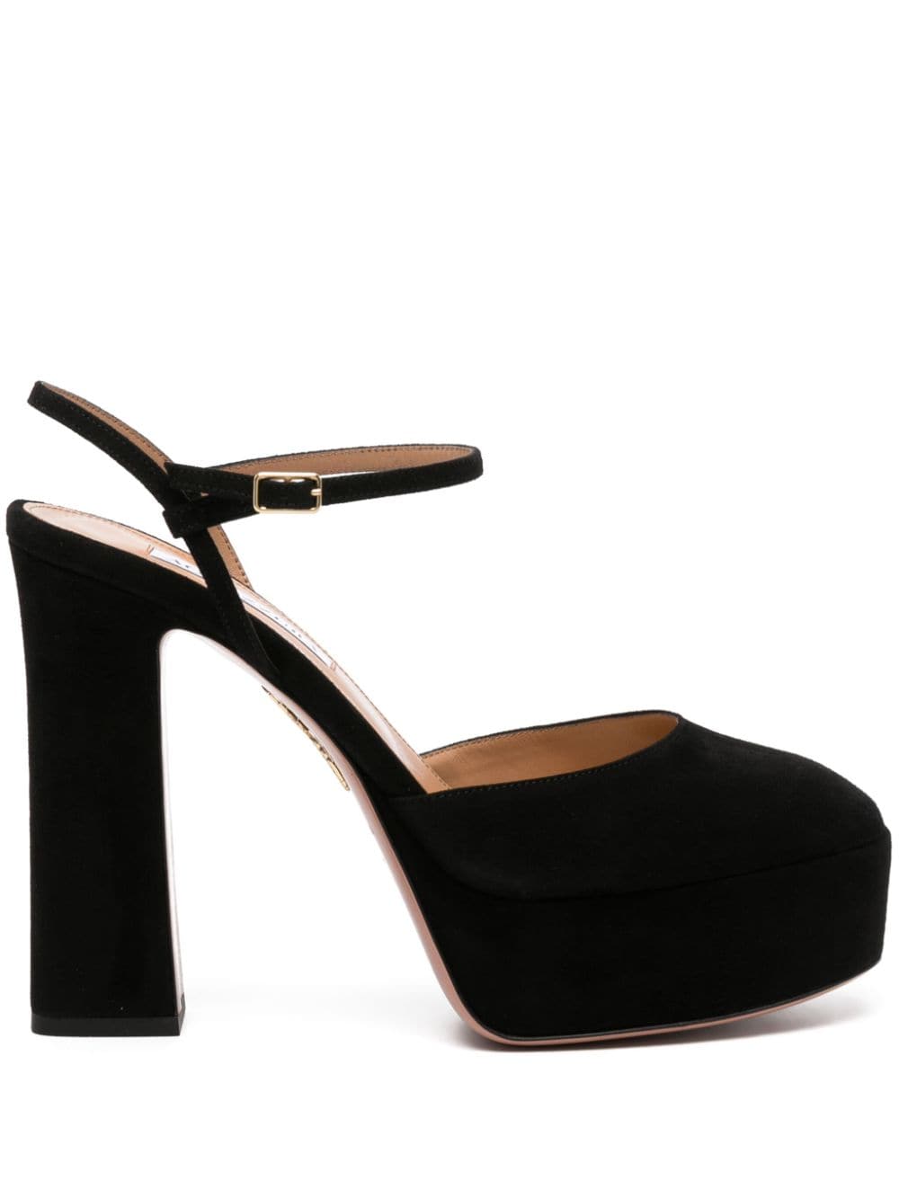 Aquazzura Groove Plateau Pumps 120mm - Schwarz von Aquazzura