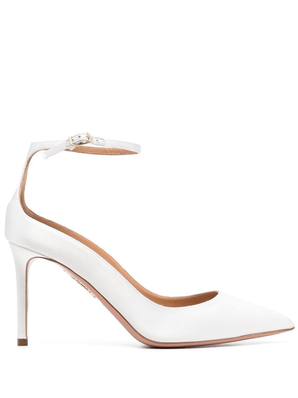 Aquazzura Love Affair Pumps 85mm - Weiß von Aquazzura