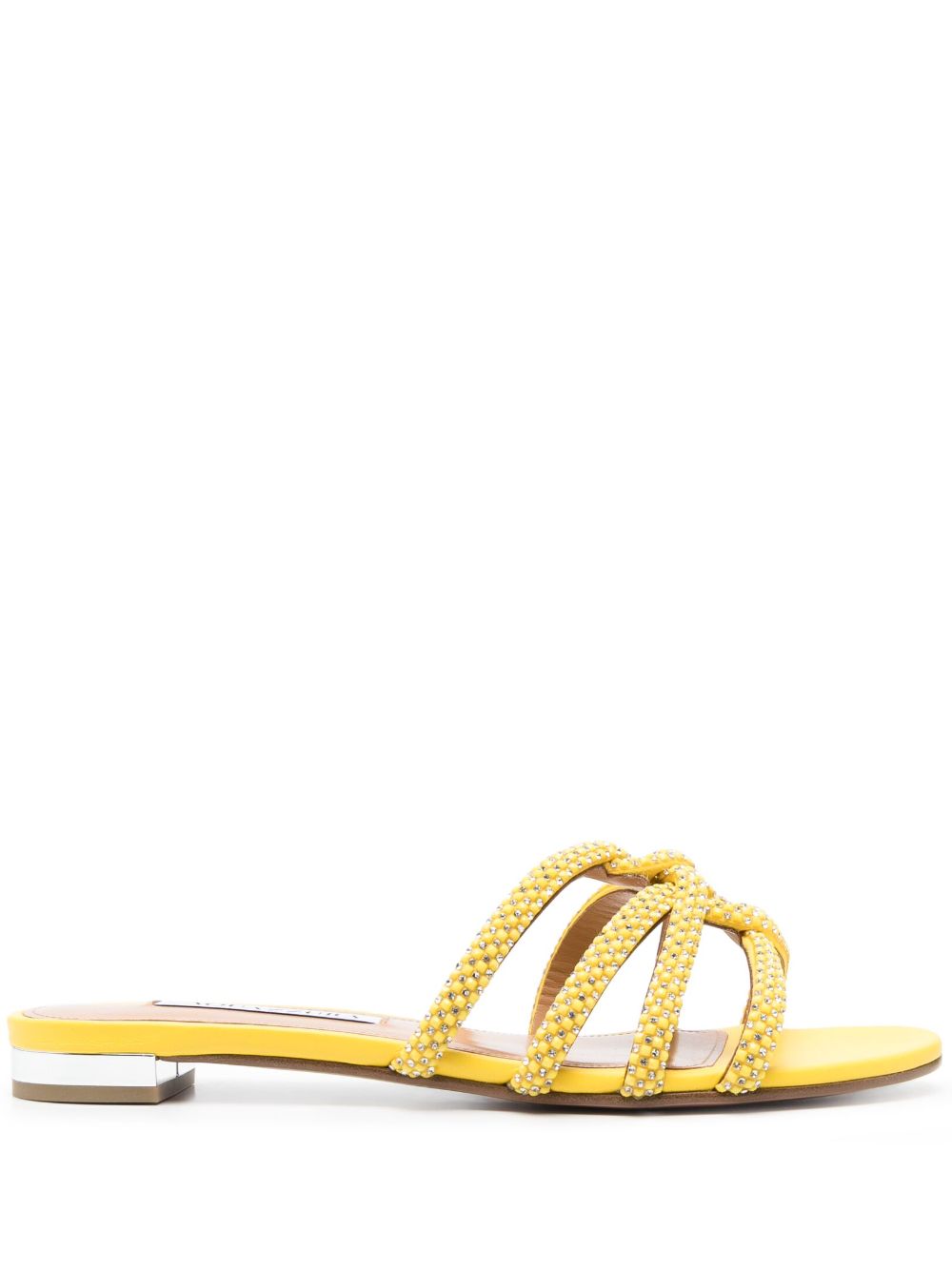 Aquazzura Verzierte Moondust Sandalen - Gelb von Aquazzura