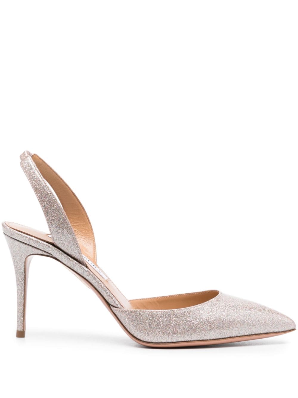 Aquazzura Slingback-Pumps 90mm - Nude von Aquazzura