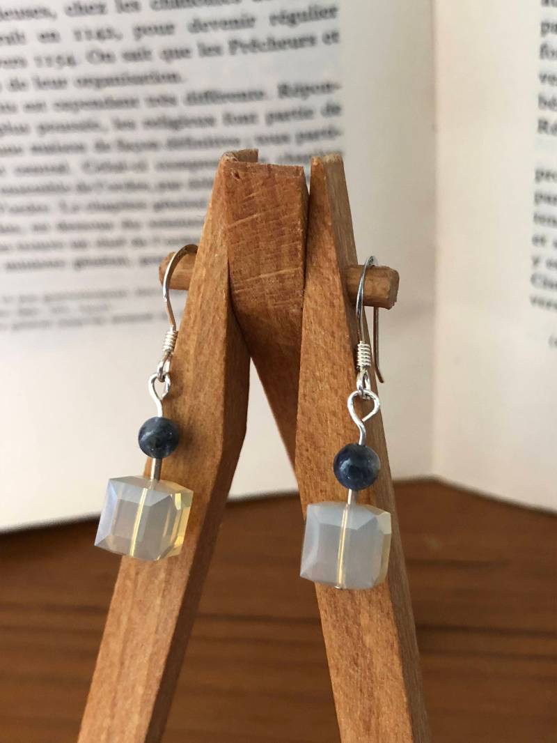 Swarovski Würfel Ohrringe Swarovski Würfel Ohrringe von AquitaineArts