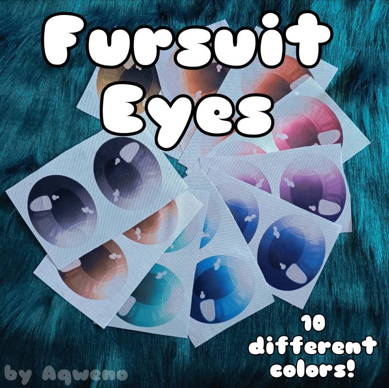 Fursuit Eyes Toony Multiple Colors von Aqweno