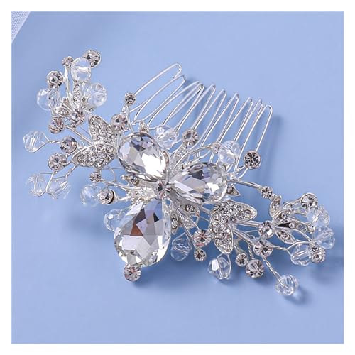 Aqxyedc Braut Hochzeit Haarschmuck Kristall Haarkamm Clips for Frauen Strass Haarschmuck Braut Kopfschmuck Party Brautjungfer Geschenk wanglan Aqxyedc Braut Hochzeit Haarschmuck Kristall Haarkamm Clips for Frauen Strass Haarschmuck Braut Kopfschmuck Party Brautjungfer Geschenk wanglan von Aqxyedc
