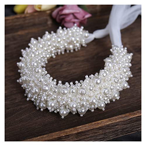 Aqxyedc Handgemachte Kristallperlen Braut Stirnbänder Mode Simulierte Perlen Frauen Hochzeit Haarschmuck Schleier Band Haarband Kopfstück wanglan Aqxyedc Handgemachte Kristallperlen Braut Stirnbänder Mode Simulierte Perlen Frauen Hochzeit Haarschmuck Schleier Band Haarband Kopfstück wanglan von Aqxyedc
