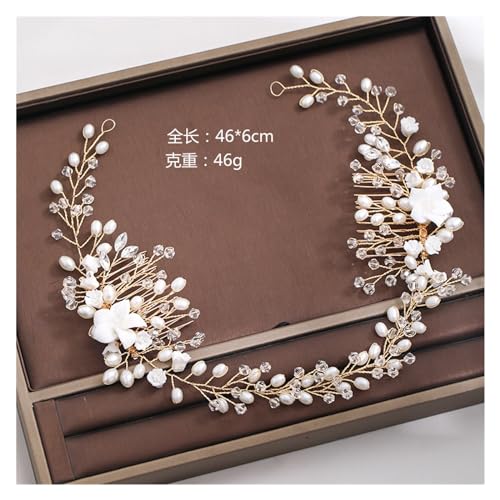 Aqxyedc Mode Hochzeit Haarschmuck Damen Strass Rearl Blume Beide Enden Haarkamm Handgemachte Braut Abschlussball Kopfbedeckung Schmuck wanglan Aqxyedc Mode Hochzeit Haarschmuck Damen Strass Rearl Blume Beide Enden Haarkamm Handgemachte Braut Abschlussball Kopfbedeckung Schmuck wanglan von Aqxyedc