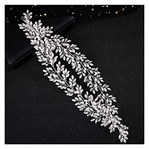 Aqxyedc Perlenhaargürtel Frauen Haarschmuck Gold Strass Haargürtel Frauen Krone Braut Kopfschmuck Hochwertiger Haargürtel wanglan(FD1259Y) von Aqxyedc