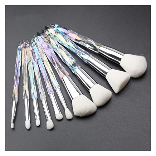 Aqxyxsw 10 Stücke Kristall Make-up Pinsel Set Pulver Foundation Fächerpinsel Lidschatten Augenbraue Professionelle Blush Make-up Pinsel Werkzeuge lingli Aqxyxsw 10 Stücke Kristall Make-up Pinsel Set Pulver Foundation Fächerpinsel Lidschatten Augenbraue Professionelle Blush Make-up Pinsel Werkzeuge lingli von Aqxyxsw