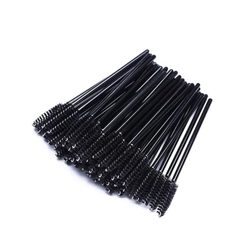 Aqxyxsw 100/500/1000 Stück Einweg-Wimpernbürsten Wimpern Spoolies Mascara Zauberstäbe Applikator for Wimpernverlängerung Make-up-Tool lingli(Color:1000pcs black) von Aqxyxsw