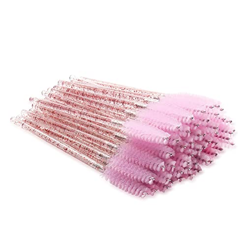 Aqxyxsw 1000 STÜCK Wimpernverlängerung Einweg Make-up Augenbrauenbürste Mascara Zauberstab Applikator Wimpern Kosmetikpinsel Set Make-up-Tool lingli(Color:03) von Aqxyxsw