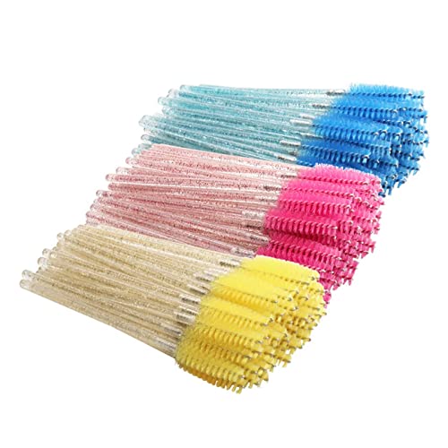 Aqxyxsw 1000 STÜCK Wimpernverlängerung Einweg Make-up Augenbrauenbürste Mascara Zauberstab Applikator Wimpern Kosmetikpinsel Set Make-up-Tool lingli(Color:Random mix) von Aqxyxsw