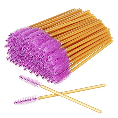 Aqxyxsw 1000 Stück/Pack Einweg-Mikrowimpernbürsten Mascara Zauberstäbe Applikator Zauberstabbürsten Augenbrauenkammbürsten Spooler Make-up-Tools lingli(Color:F) von Aqxyxsw