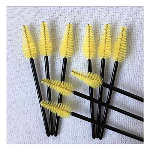 Aqxyxsw 1000 Stück Einweg-Wassertropfenform Wimpernbürste Kamm Wimperntusche Zauberstäbe Wimpern Verlängerung Einzelapplikator Bunt lingli(Color:GELB) von Aqxyxsw