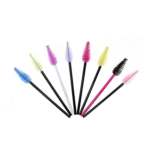 Aqxyxsw 1000 Stück Einweg-Wassertropfenform Wimpernbürste Kamm Wimperntusche Zauberstäbe Wimpern Verlängerung Einzelapplikator Bunt lingli(Color:Multicolor) von Aqxyxsw