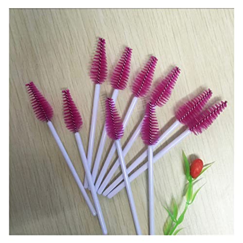 Aqxyxsw 1000 Stück Einweg-Wassertropfenform Wimpernbürste Kamm Wimperntusche Zauberstäbe Wimpern Verlängerung Einzelapplikator Bunt lingli(Color:rot) von Aqxyxsw