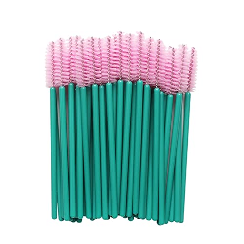 Aqxyxsw 1000 Stück Wimpernverlängerung Einweg-Augenbrauenbürste Mascara Zauberstab Applikator Spooler Wimpern Kosmetikpinsel Set Make-up-Tools lingli(Color:02) von Aqxyxsw