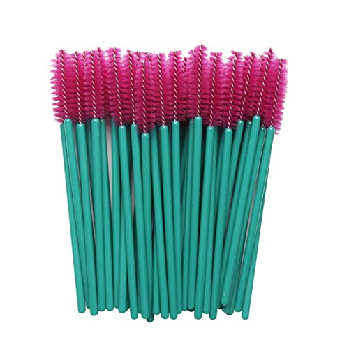 Aqxyxsw 1000 Stück Wimpernverlängerung Einweg-Augenbrauenbürste Mascara Zauberstab Applikator Spooler Wimpern Kosmetikpinsel Set Make-up-Tools lingli(Color:04) von Aqxyxsw