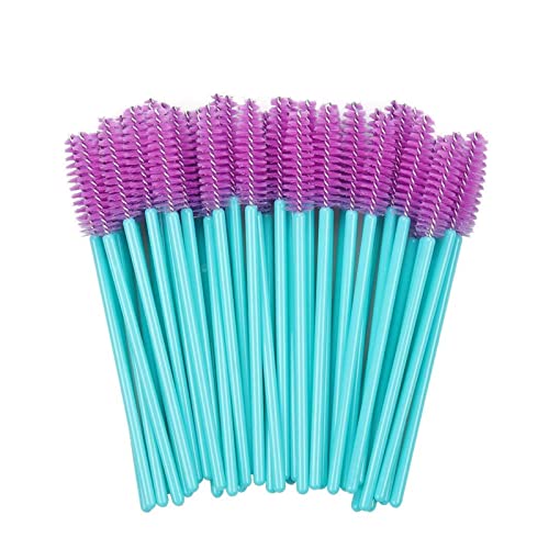 Aqxyxsw 1000 teile/los Kosmetik Pinsel Makeup Tools Bürsten Wimperntusche Stäbe Applikator Wegwerfmikrowimpernbürsten for Wimperverlängerung lingli(Color:Purple) von Aqxyxsw