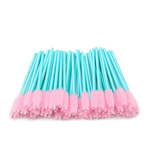 Aqxyxsw 1000 teile/los Kosmetik Pinsel Makeup Tools Bürsten Wimperntusche Stäbe Applikator Wegwerfmikrowimpernbürsten for Wimperverlängerung lingli(Color:Rosa) von Aqxyxsw