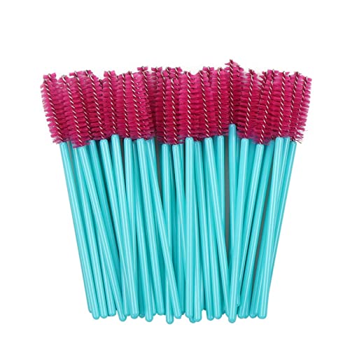 Aqxyxsw 1000 teile/los Kosmetik Pinsel Makeup Tools Bürsten Wimperntusche Stäbe Applikator Wegwerfmikrowimpernbürsten for Wimperverlängerung lingli(Color:rot) von Aqxyxsw