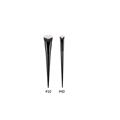 Aqxyxsw 11/2 teile/satz Foundation Puder Abgewinkelt Rouge Schatten Polieren Make Up Pinsel Lidschatten Concealer Make Up Pinsel Kontur Highlighter lingli(Color:2pcs) von Aqxyxsw