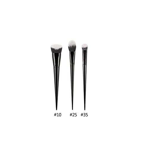 Aqxyxsw 11/2 teile/satz Foundation Puder Abgewinkelt Rouge Schatten Polieren Make Up Pinsel Lidschatten Concealer Make Up Pinsel Kontur Highlighter lingli(Color:3pcs 1) von Aqxyxsw