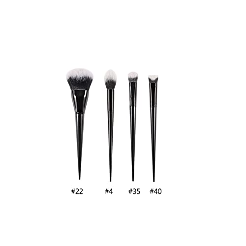 Aqxyxsw 11/2 teile/satz Foundation Puder Abgewinkelt Rouge Schatten Polieren Make Up Pinsel Lidschatten Concealer Make Up Pinsel Kontur Highlighter lingli(Color:4pcs 2) von Aqxyxsw