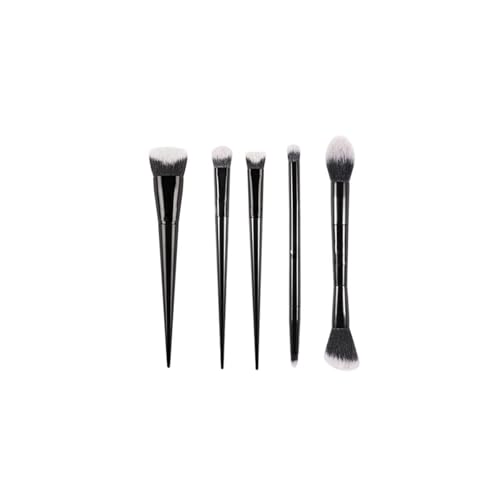 Aqxyxsw 11/2 teile/satz Foundation Puder Abgewinkelt Rouge Schatten Polieren Make Up Pinsel Lidschatten Concealer Make Up Pinsel Kontur Highlighter lingli(Color:5pcs 1) von Aqxyxsw