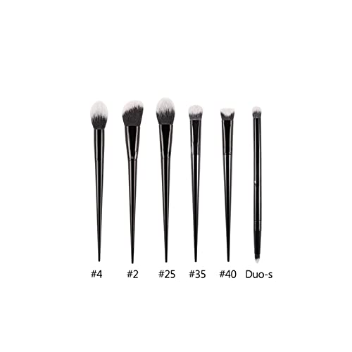 Aqxyxsw 11/2 teile/satz Foundation Puder Abgewinkelt Rouge Schatten Polieren Make Up Pinsel Lidschatten Concealer Make Up Pinsel Kontur Highlighter lingli(Color:6pcs 1) von Aqxyxsw