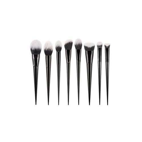 Aqxyxsw 11/2 teile/satz Foundation Puder Abgewinkelt Rouge Schatten Polieren Make Up Pinsel Lidschatten Concealer Make Up Pinsel Kontur Highlighter lingli(Color:8pcs) von Aqxyxsw