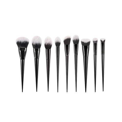 Aqxyxsw 11/2 teile/satz Foundation Puder Abgewinkelt Rouge Schatten Polieren Make Up Pinsel Lidschatten Concealer Make Up Pinsel Kontur Highlighter lingli(Color:9pcs 2) von Aqxyxsw