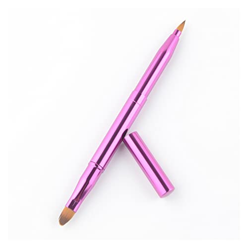 Aqxyxsw 1pc 4-Ended Aluminium Multifunktionale Lippen-Make-up-Pinsel Lidschatten-Augenbrauen-Mischpinsel Make-up-Tool Professional 4 Verwendungen lingli(Color:Pink 2 in 1) von Aqxyxsw