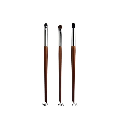 Aqxyxsw 3 teile/satz Professionelle Augen Make-Up Pinsel Lidschatten Schminken Highlighter Falten Augenbrauen Detail Smoky Augen Pinsel Tierhaar lingli(Color:06 07 08) von Aqxyxsw
