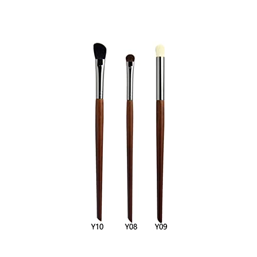 Aqxyxsw 3 teile/satz Professionelle Augen Make-Up Pinsel Lidschatten Schminken Highlighter Falten Augenbrauen Detail Smoky Augen Pinsel Tierhaar lingli(Color:08 09 10) von Aqxyxsw