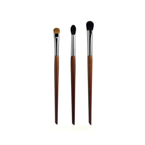 Aqxyxsw 3 teile/satz Professionelle Augen Make-Up Pinsel Lidschatten Schminken Highlighter Falten Augenbrauen Detail Smoky Augen Pinsel Tierhaar lingli(Color:Any 3pcs) von Aqxyxsw