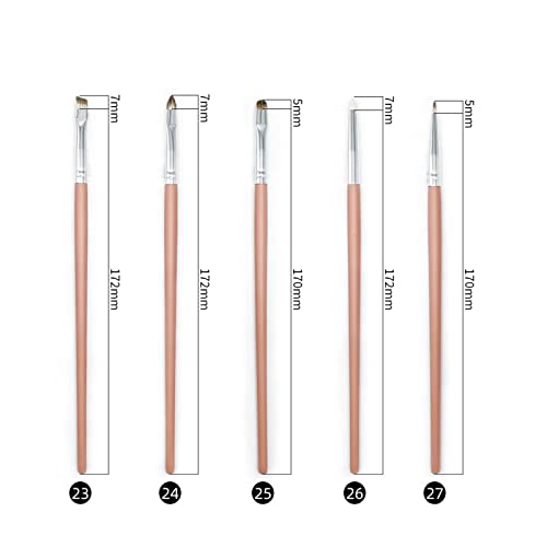 Aqxyxsw 5 Stück Synthetisches Ziegenhaar Rosa Make-up Creme Pinsel Blending Shader Concealer Lippe Flache Augenbraue Eyeliner Set Make Up Kit lingli Aqxyxsw 5 Stück Synthetisches Ziegenhaar Rosa Make-up Creme Pinsel Blending Shader Concealer Lippe Flache Augenbraue Eyeliner Set Make Up Kit lingli von Aqxyxsw