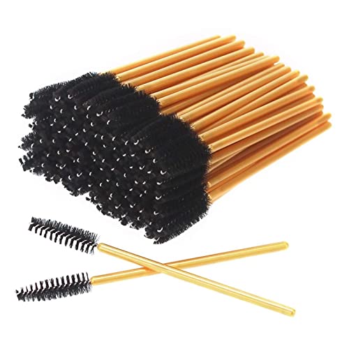 Aqxyxsw 9 Farben-Verfassungs-Bürsten 1000Pcs/lot Wegwerfwimpern-Bürsten-Peitschen-Verlängerungs-Mascara-Applikator-Zauberstab-Augen-Lippenkosmetik-Bürste lingli(Color:A13) von Aqxyxsw